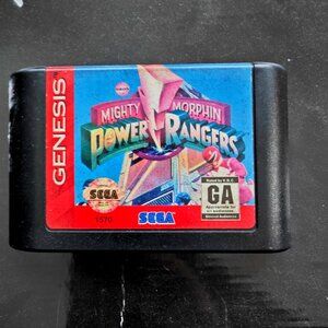 Original Mighty Morphin Power Rangers Game for Sega Genesis